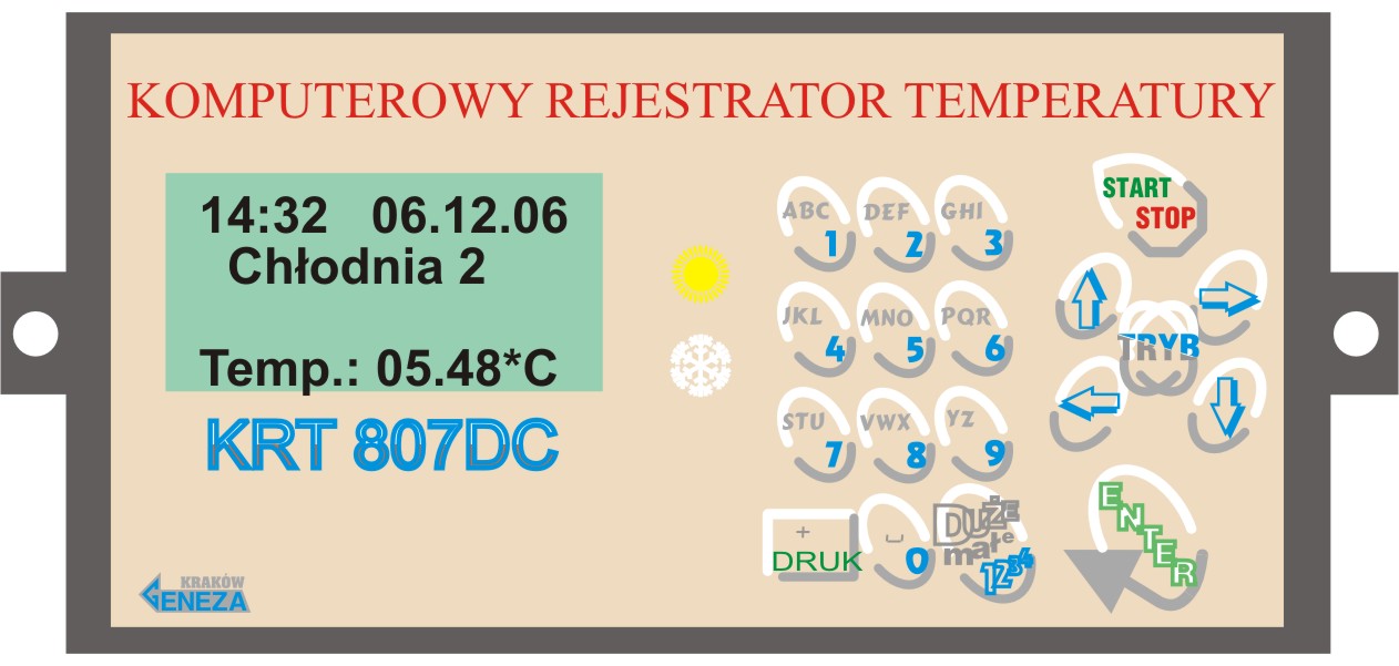 Rejestratory Temperatury